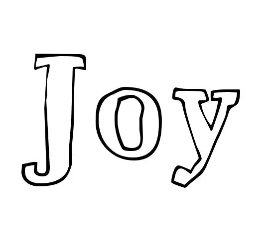 Coloriage Joy - Prénom à imprimer
