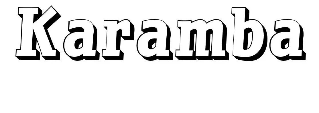 Karamba coloring page to print