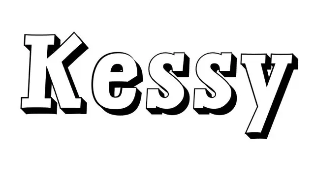 Coloriage Kessy - Prénom à imprimer