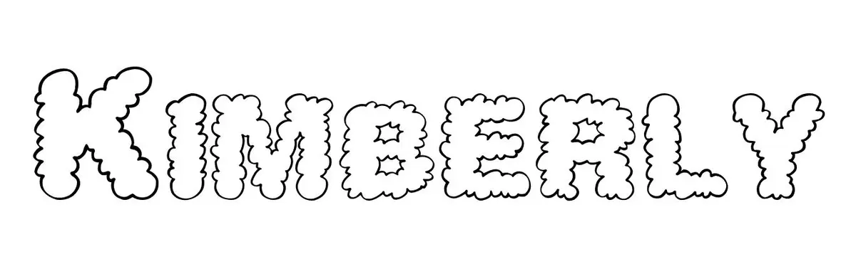 Kimberly coloring page to print