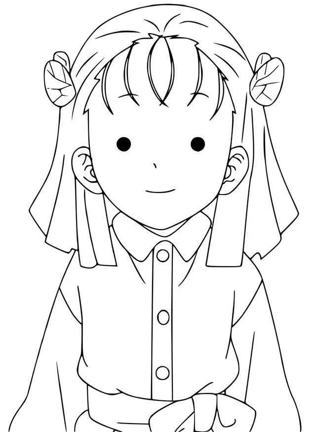 Coloriage Kiyo Terauchi Kimetsu No Yaib - Demon slayer à imprimer