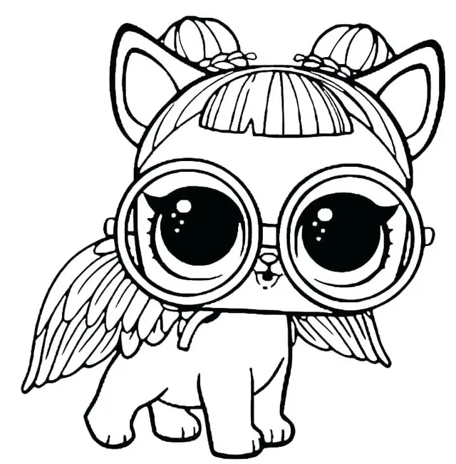 LOL Pets Sugar Pup coloring page to print