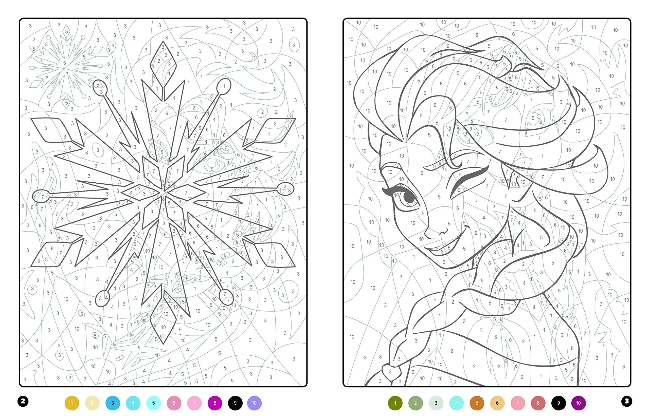 Coloriage La Reine Des Neiges Magique Disney - Magique à imprimer