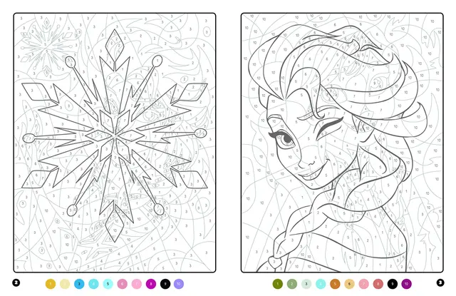 Coloriage La Reine Des Neiges Magique Disney - Magique à imprimer