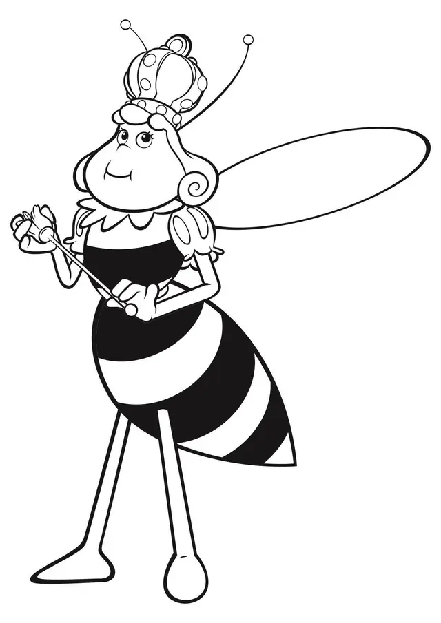 Coloriage La Reine - Gulli à imprimer