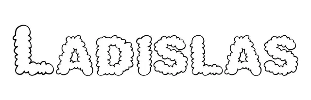 Coloriage Ladislas - Prénom à imprimer