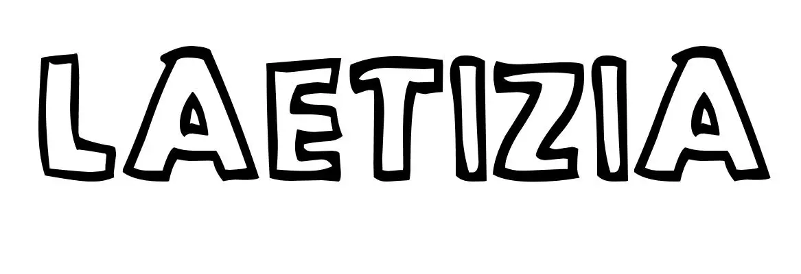 Disegno di Laetizia – disegno da colorare da stampare