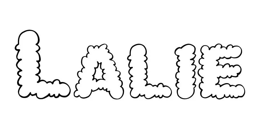 Disegno di Lalie – Disegno del Nome da Colorare da stampare