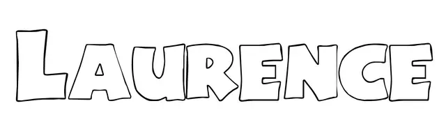 Coloriage Laurence - Prénom à imprimer