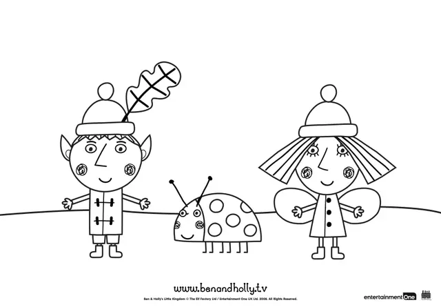 Disegno di Il Piccolo Regno di Ben e Holly da stampare
