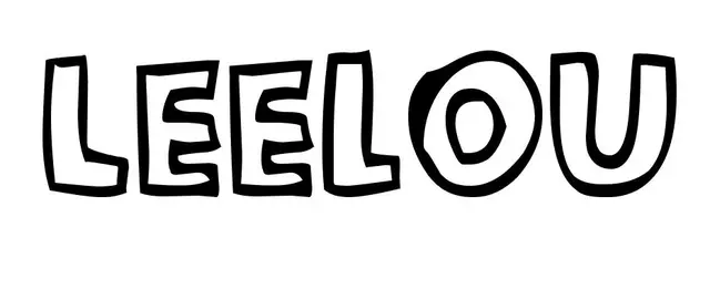 Coloriage Leelou - Prénom à imprimer