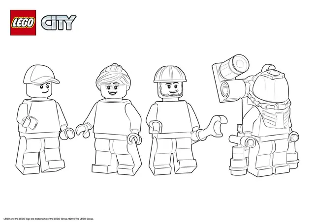 Dibujo de Lego City Space Starter Set para colorear