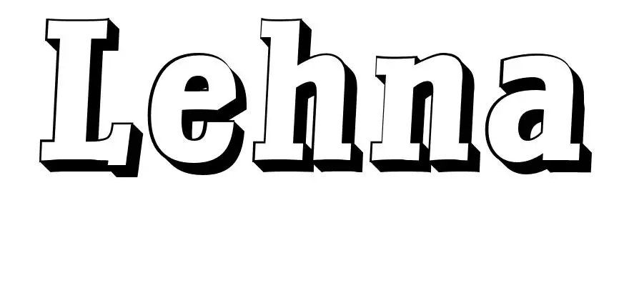 Lehna coloring page to print