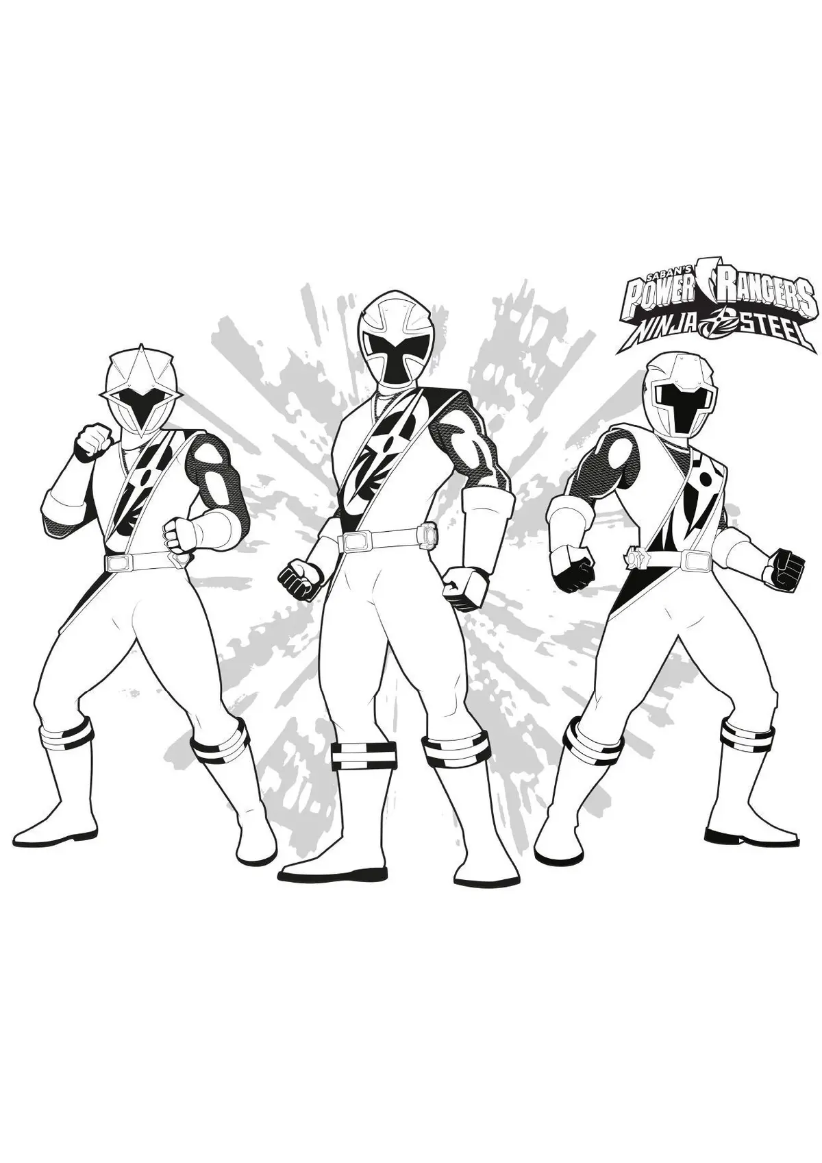 Ausmalbild Die Rangers – Ausmalbilder aus Gulli zum Ausdrucken