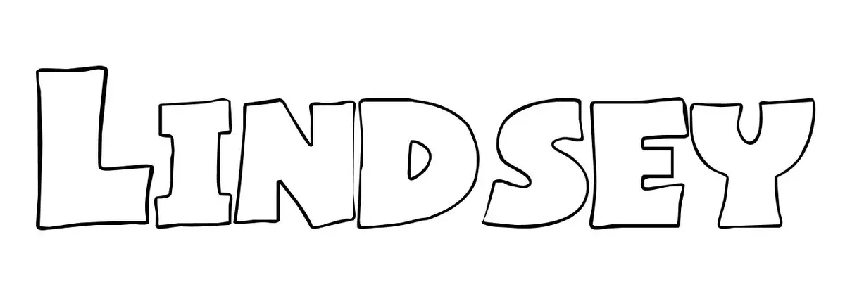 Lindsey coloring page to print