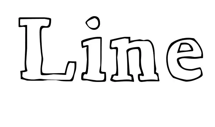 Coloriage Line - Prénom à imprimer