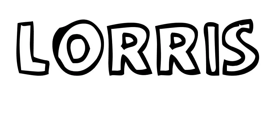 Lorris coloring page to print