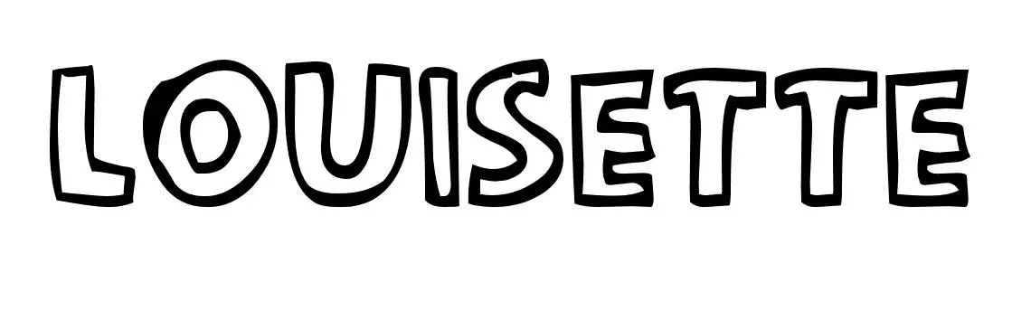 Disegno di Louisette da stampare
