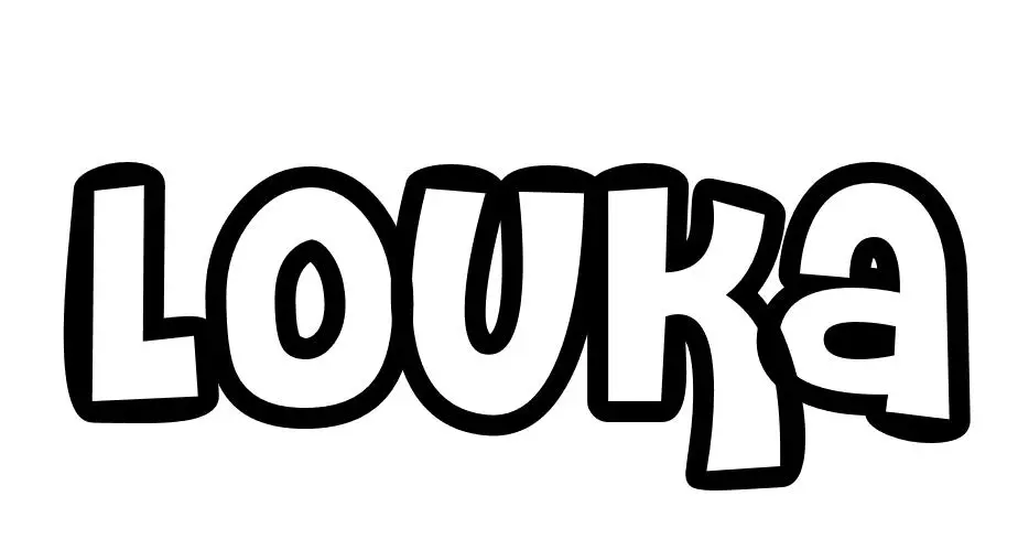 Disegno di Louka da stampare
