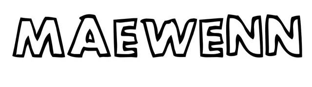 Coloriage Maewenn - Prénom à imprimer
