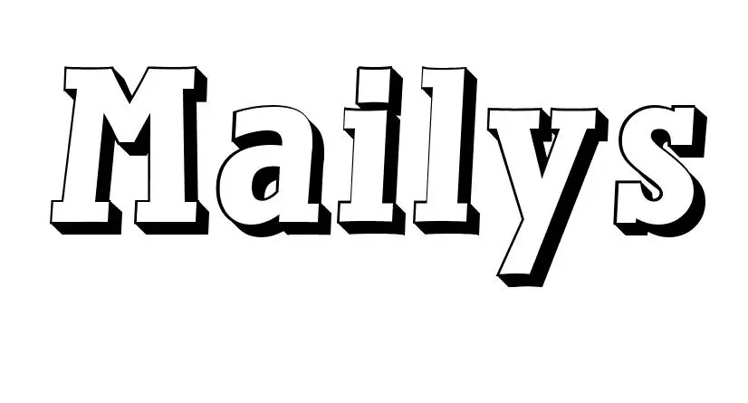 Disegno di Mailys – Disegno del Nome da Colorare da stampare