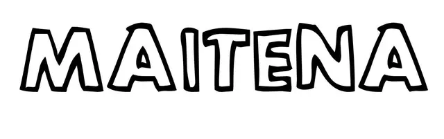Coloriage Maitena - Prénom à imprimer