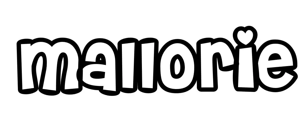 Mallorie coloring page to print