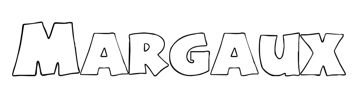 Coloriage Margaux - Prénom à imprimer