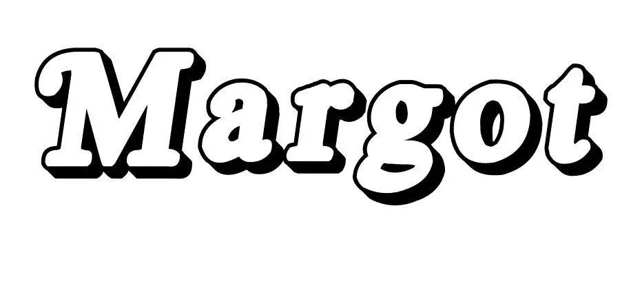 Coloriage Margot - Prénom à imprimer