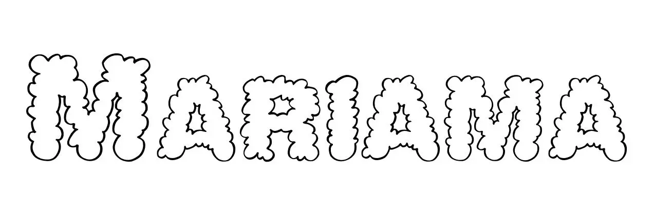 Coloriage Mariama - Prénom à imprimer