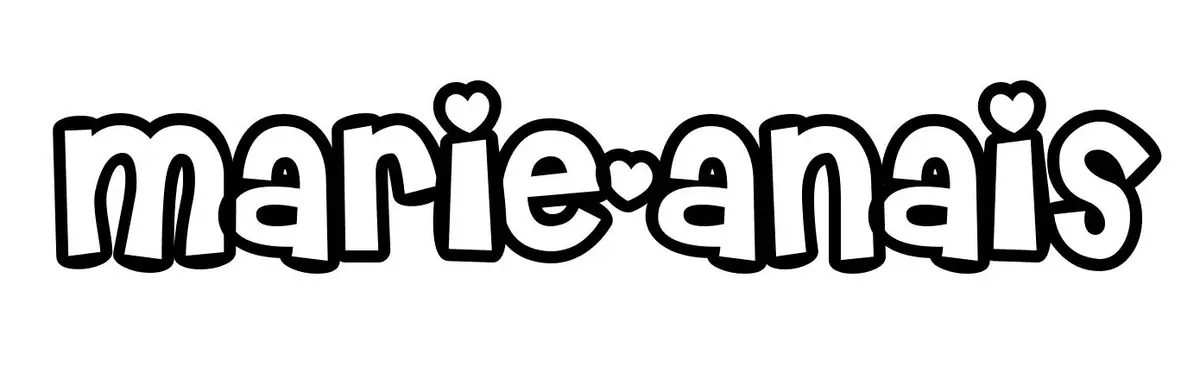 Marie Anais coloring page to print