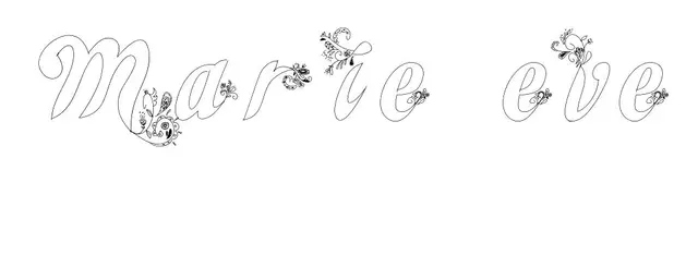 Coloriage Marie Eve - Prénom à imprimer