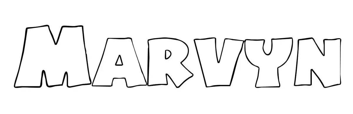 Marvyn coloring page to print