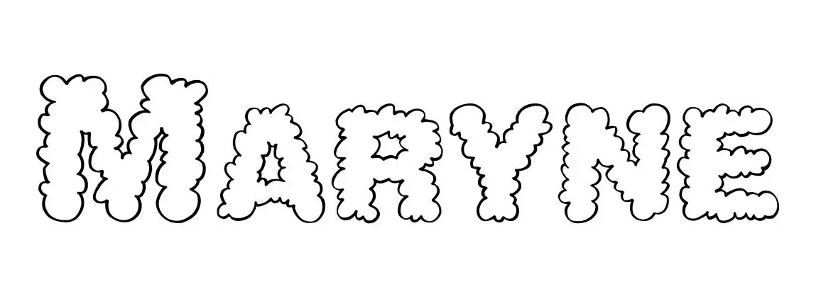Disegno di Maryne da stampare