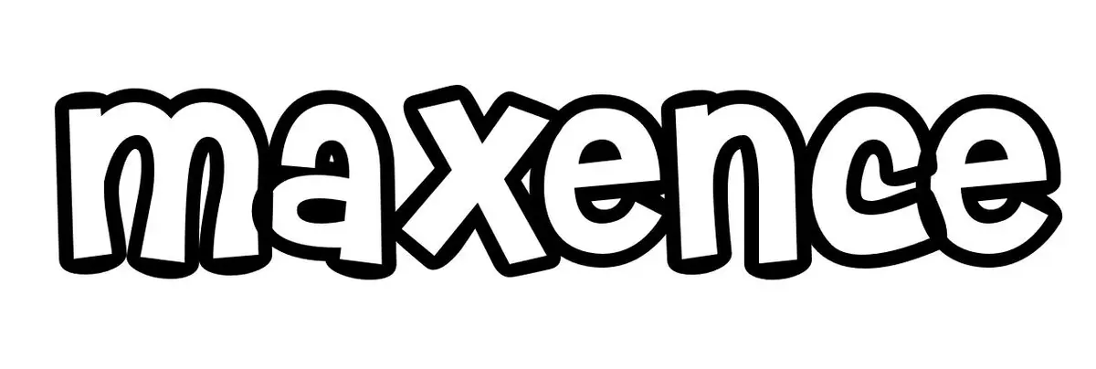 Coloriage Maxence - Prénom à imprimer