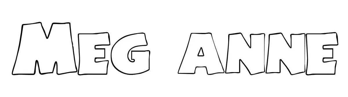 Meg Anne coloring page to print