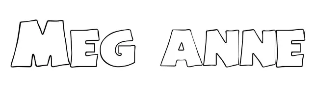 Coloriage Meg Anne - Prénom à imprimer