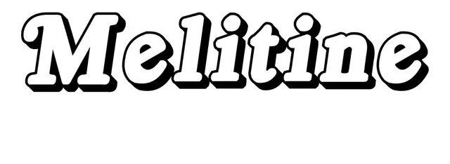 Coloriage Melitine - Prénom à imprimer