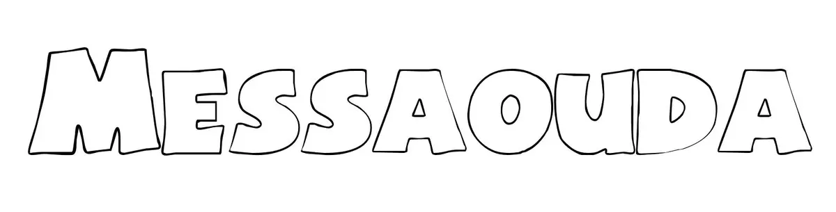 Disegno di Messaouda da stampare