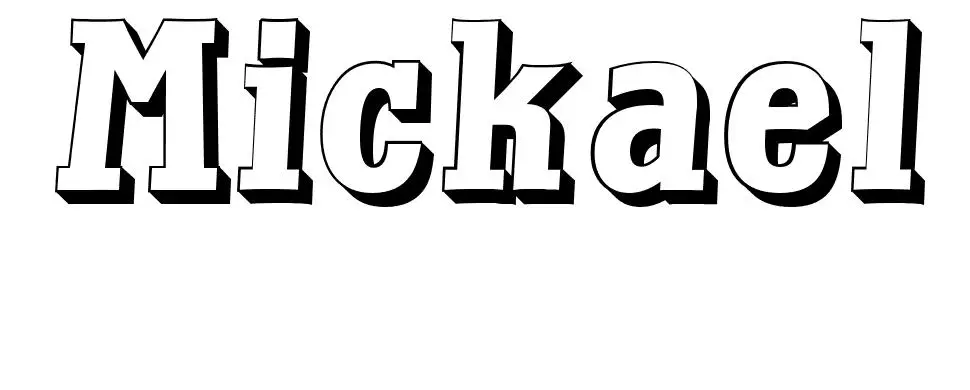 Kleurplaat Kleurplaten Mickael om te printen