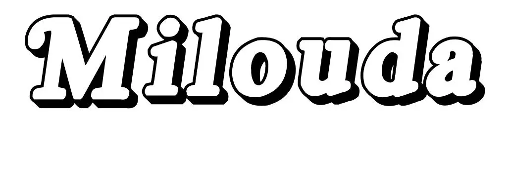 Coloriage Milouda - Prénom à imprimer