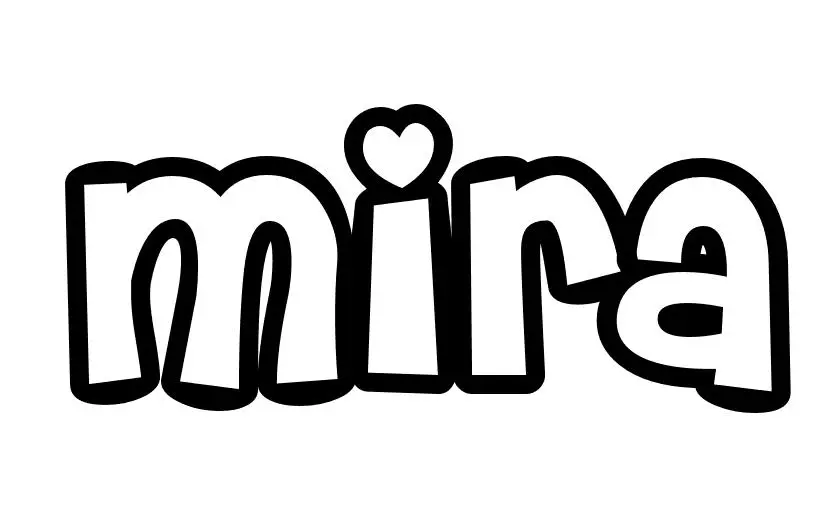 Disegno di Mira da stampare
