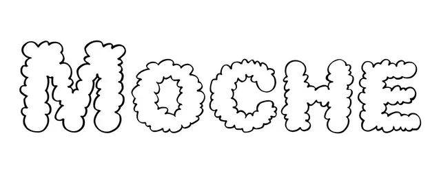 Coloriage Moche - Prénom à imprimer