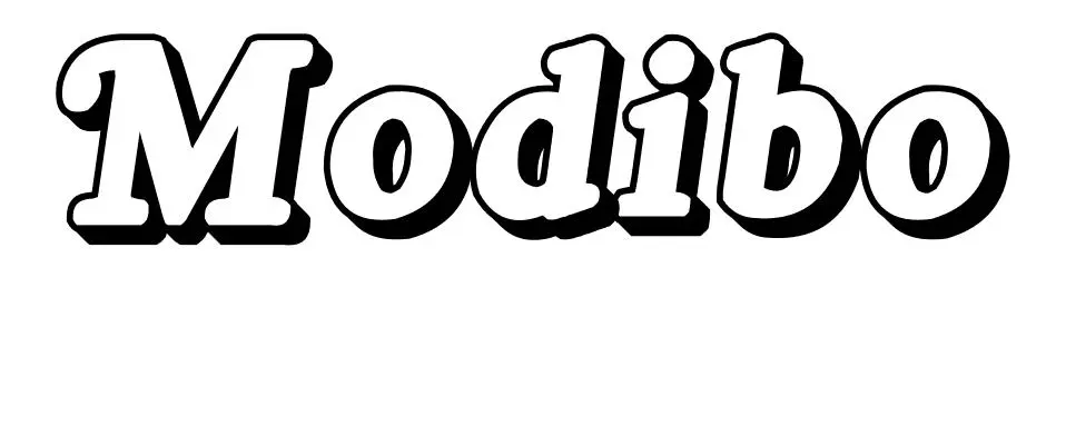 Coloriage Modibo - Prénom à imprimer