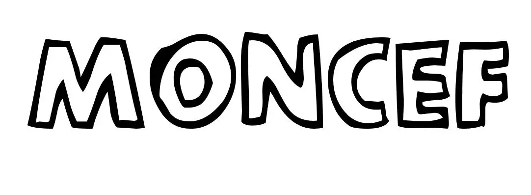 Coloriage Moncef - Prénom à imprimer