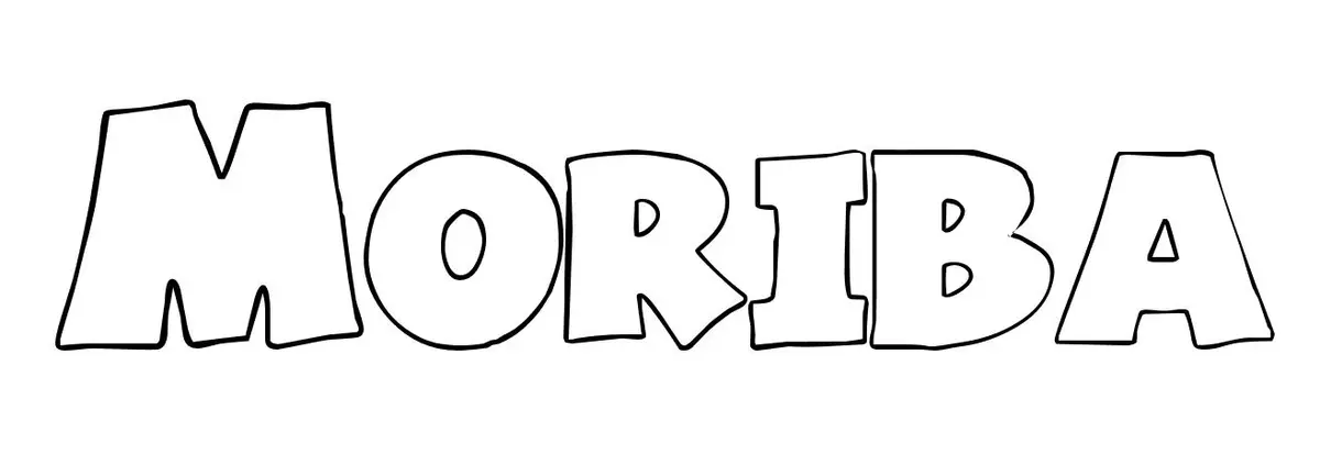 Coloriage Moriba - Prénom à imprimer