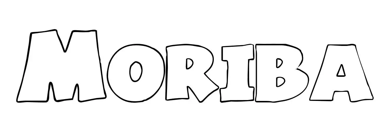 Coloriage Moriba - Prénom à imprimer