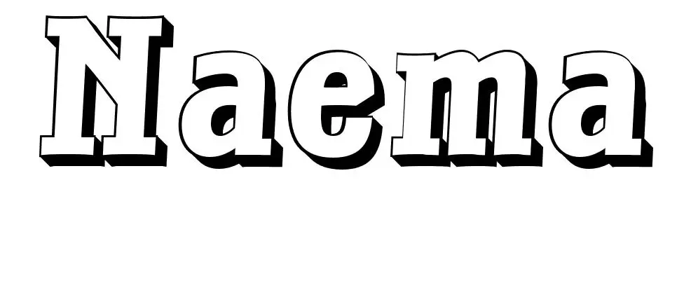 Disegno di Naema da stampare