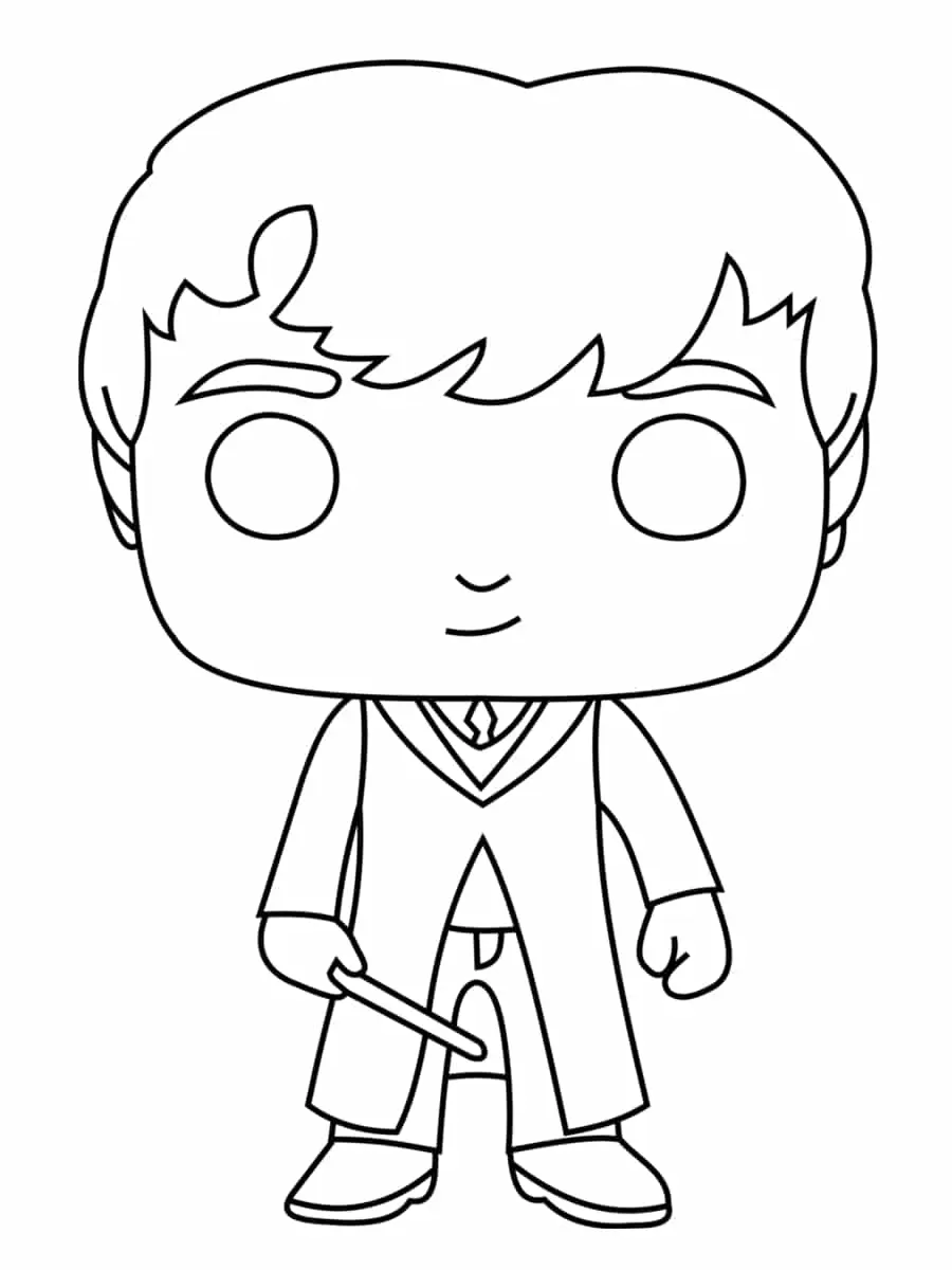 Coloriage Neville - Harry potter à imprimer