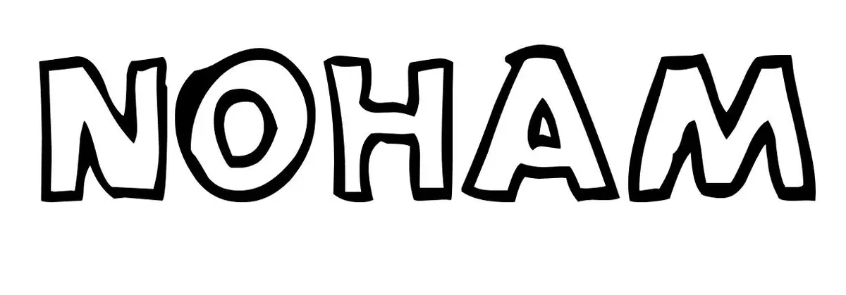 Coloriage Noham - Prénom à imprimer